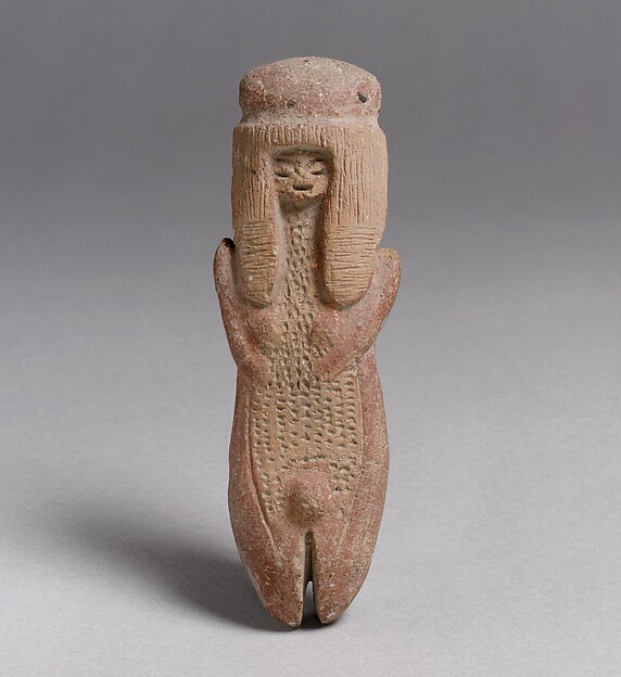 Figura cerámica de la cultura Valdivia, hacia 2200-2000 a. C.