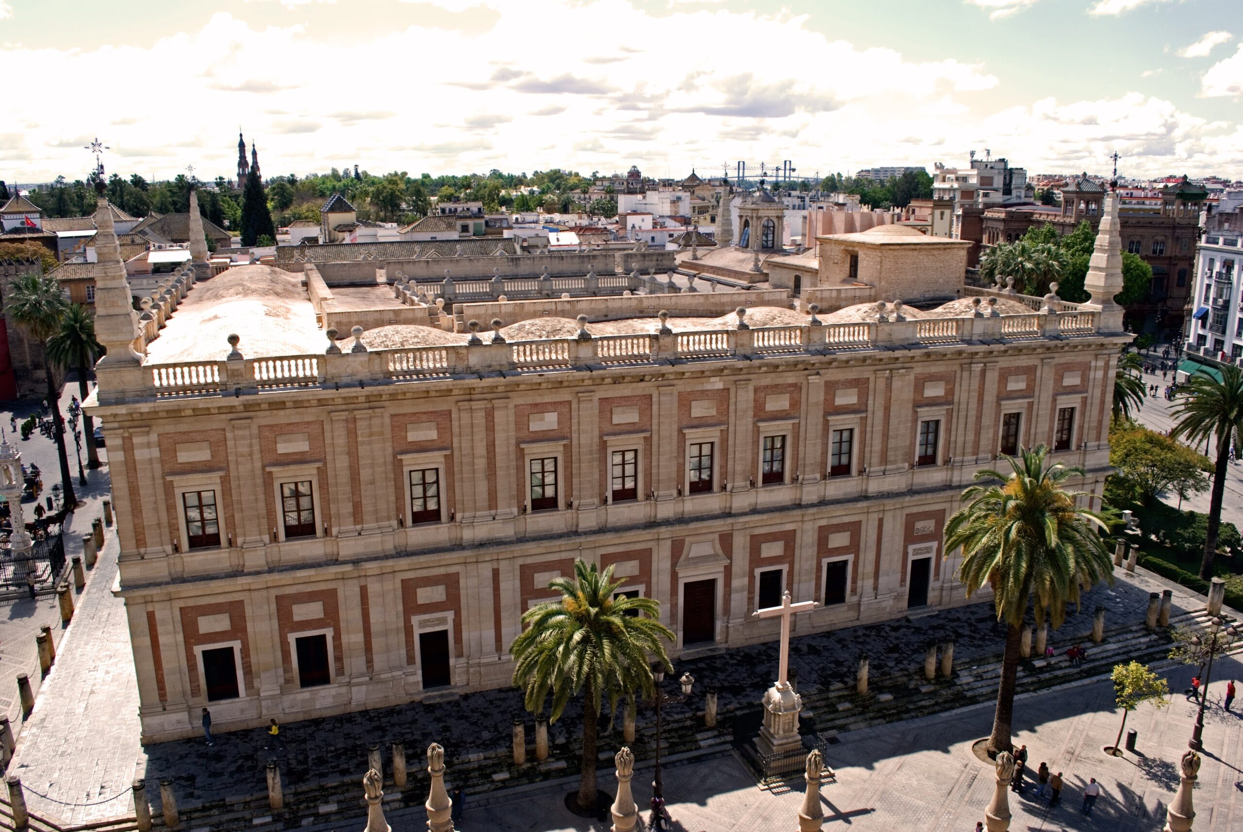 Interior del Archivo General de Indias en Sevilla