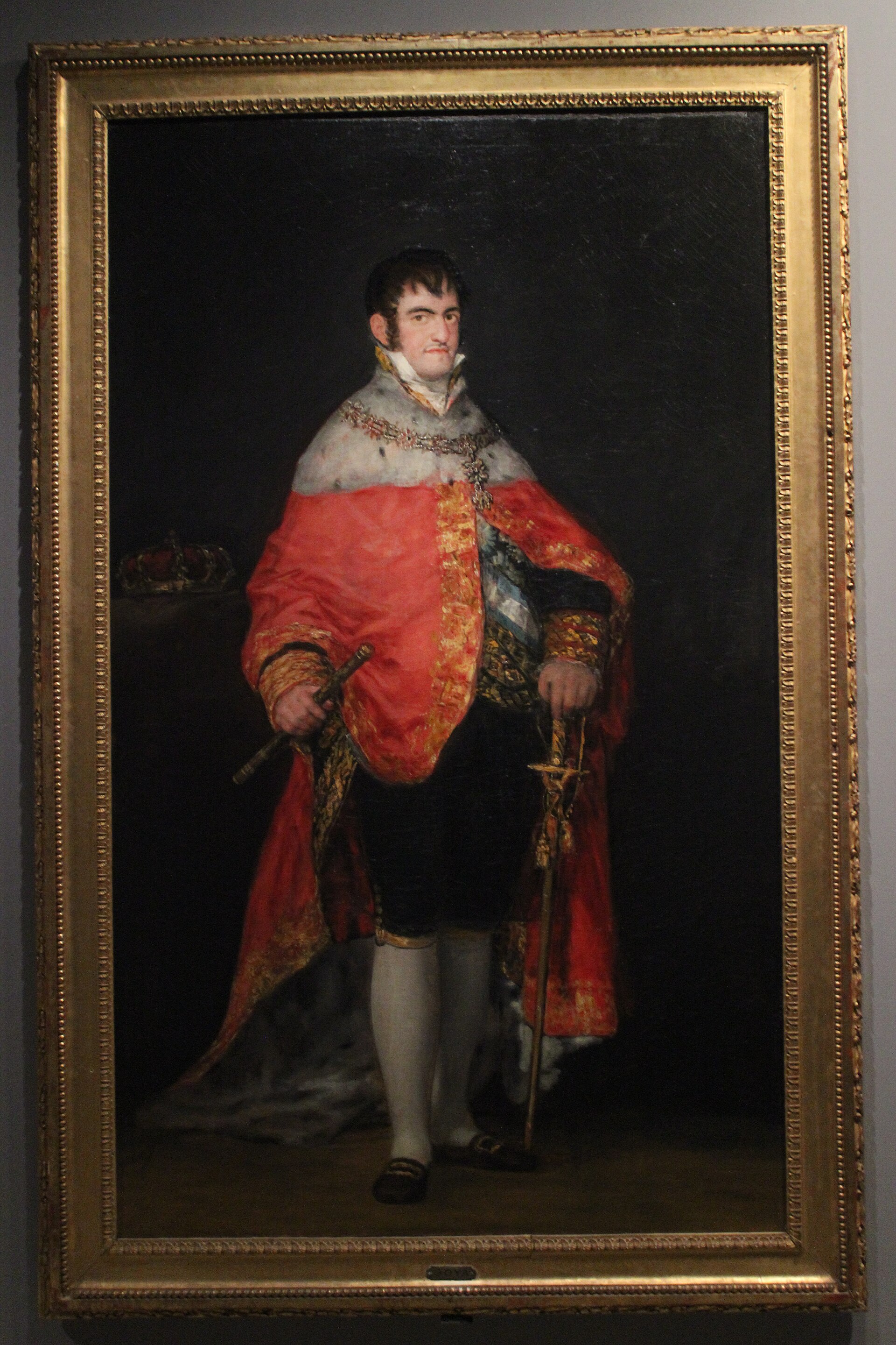Retrato del rey Fernando VII, reconocido como monarca legítimo por la Junta de Gobierno quiteña de 1811-1812 pese a su condición de gobierno autónomo