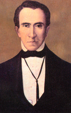 Retrato de José Joaquín de Olmedo, poeta y primer jefe de gobierno de la Provincia Libre de Guayaquil