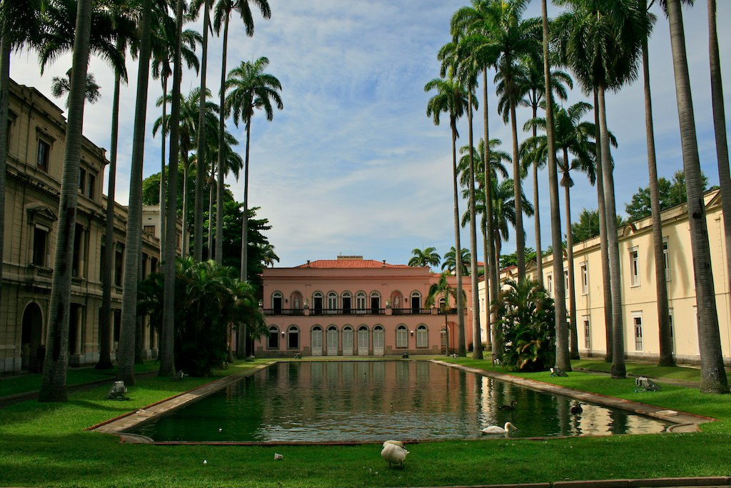 Fachada del Palacio Itamaraty en Río de Janeiro, sede de la cancillería brasileña donde se firmó el Protocolo de 1942
