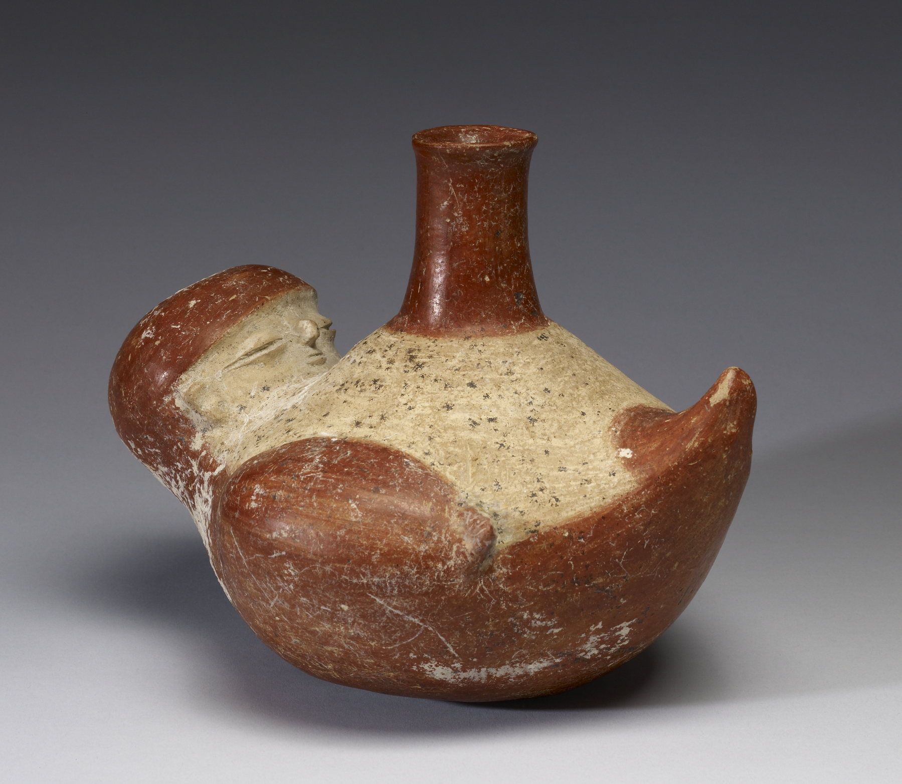 Vasija de cerámica en forma de ave de la cultura Chorrera, conservada en el Walters Art Museum