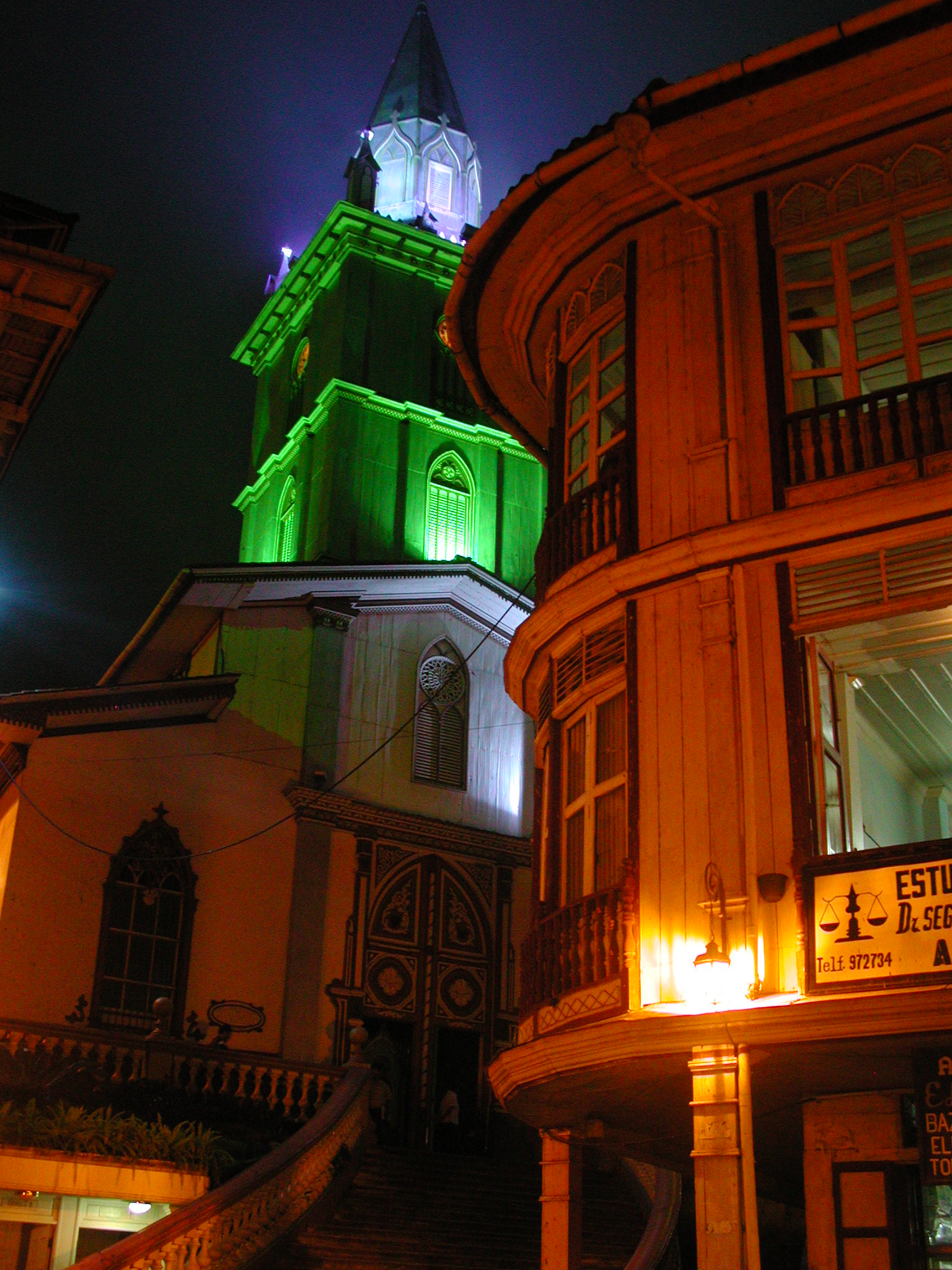 Iglesia en el centro histórico de Zaruma, la villa minera fundada en 1595 en el sur de la Audiencia de Quito