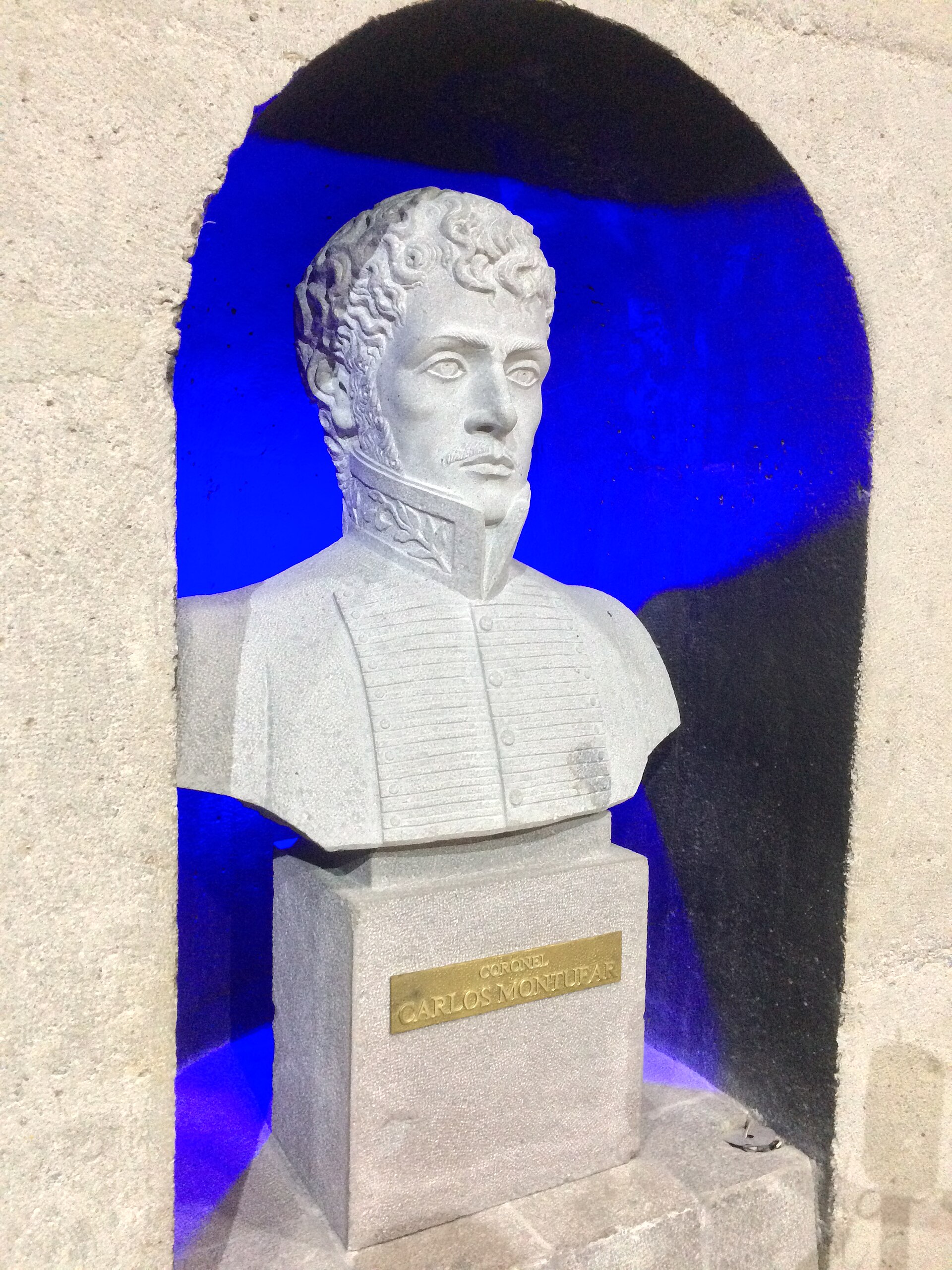 Busto de Carlos Montúfar en el Templo de la Patria, Quito