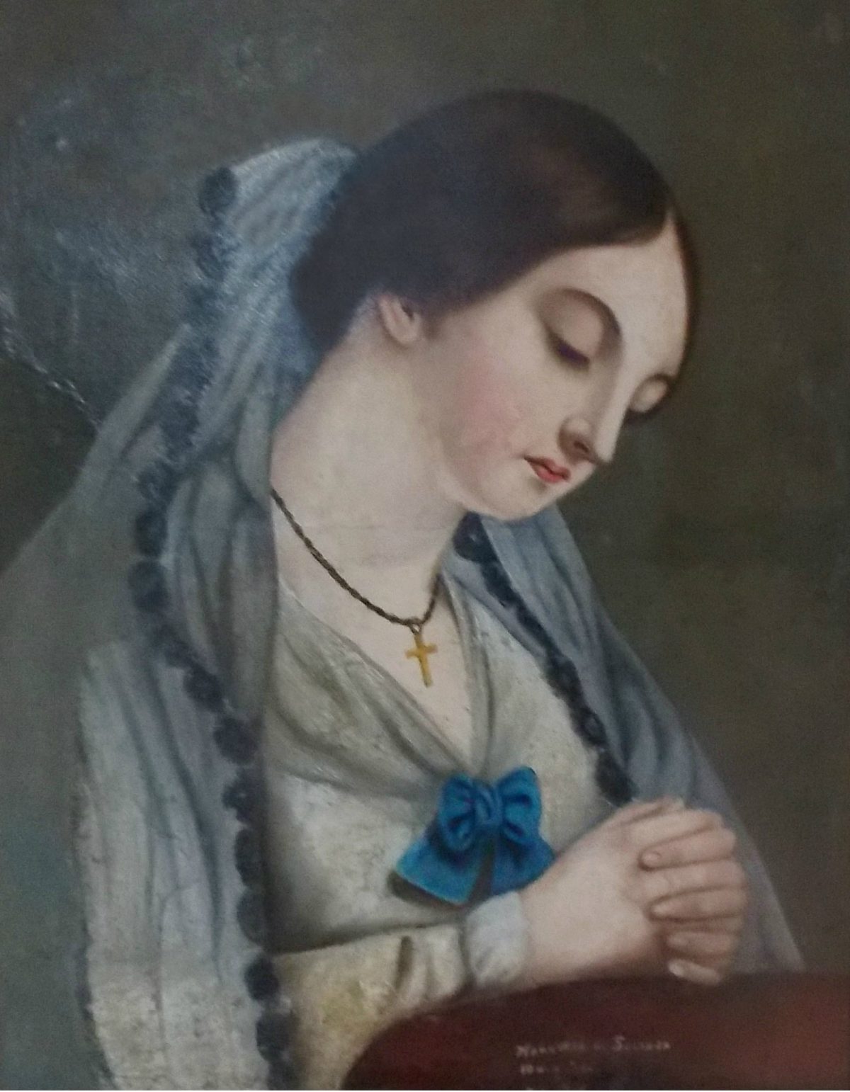 Retrato de Mariana Carcelén y Larrea, marquesa de Solanda, esposa de Antonio José de Sucre, conservado en el Museo Casa de Sucre de Quito