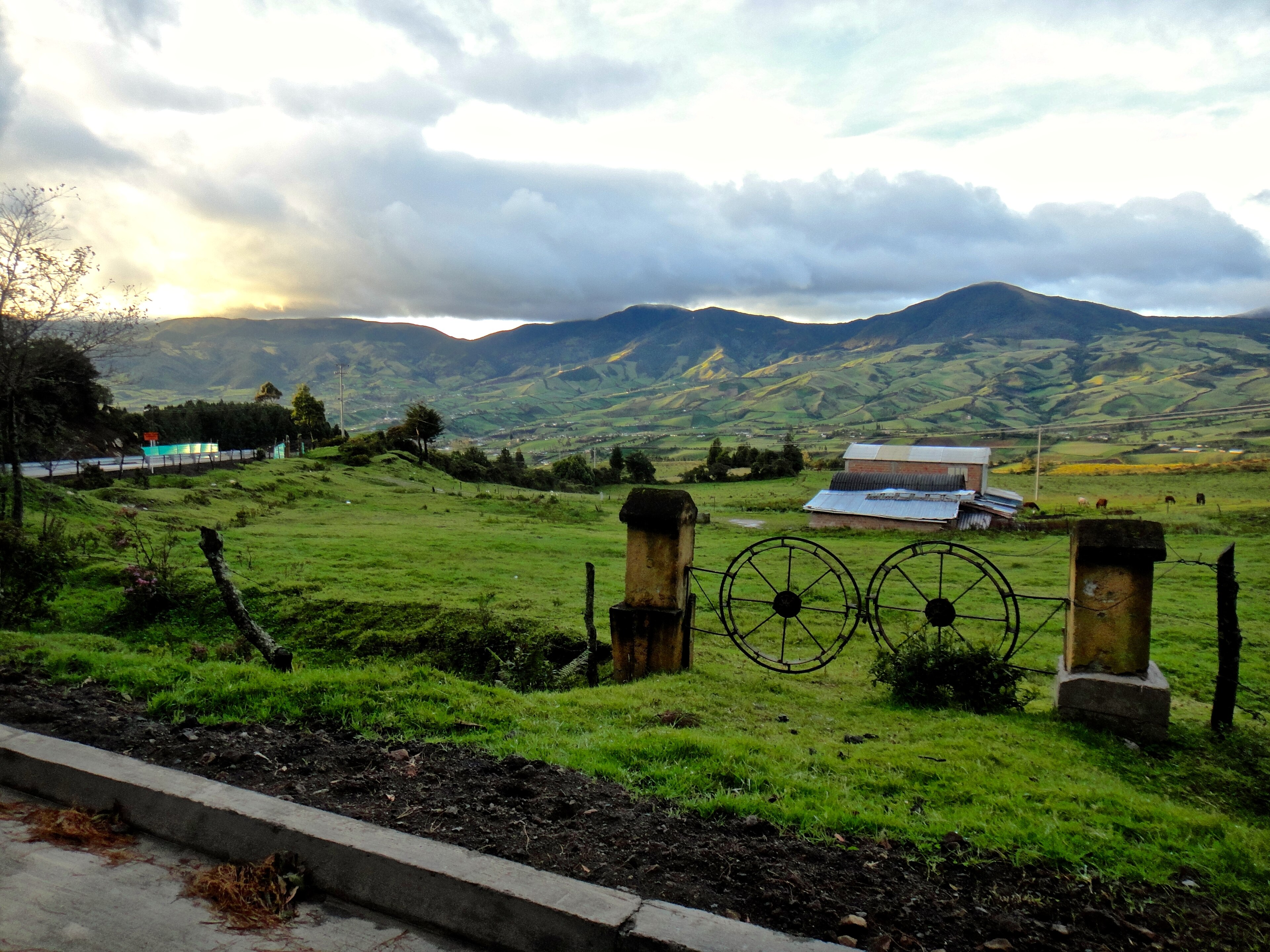 Paisaje de la región de Pasto, Nariño, bastón realista que Bolívar buscó aislar tras la Batalla de Bomboná